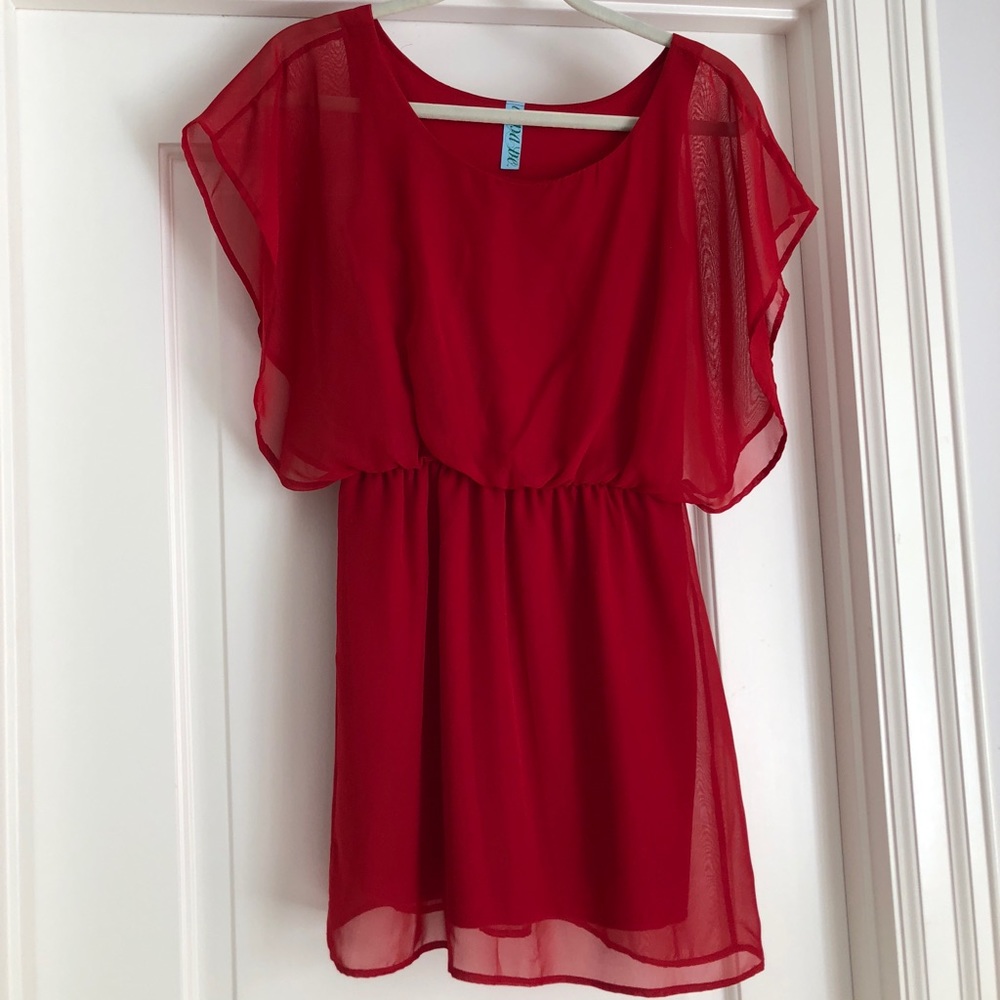 Red dress